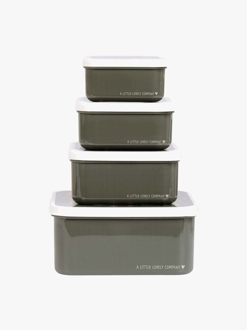 A Little Lovely Company Lunchbox-Set, Savanna