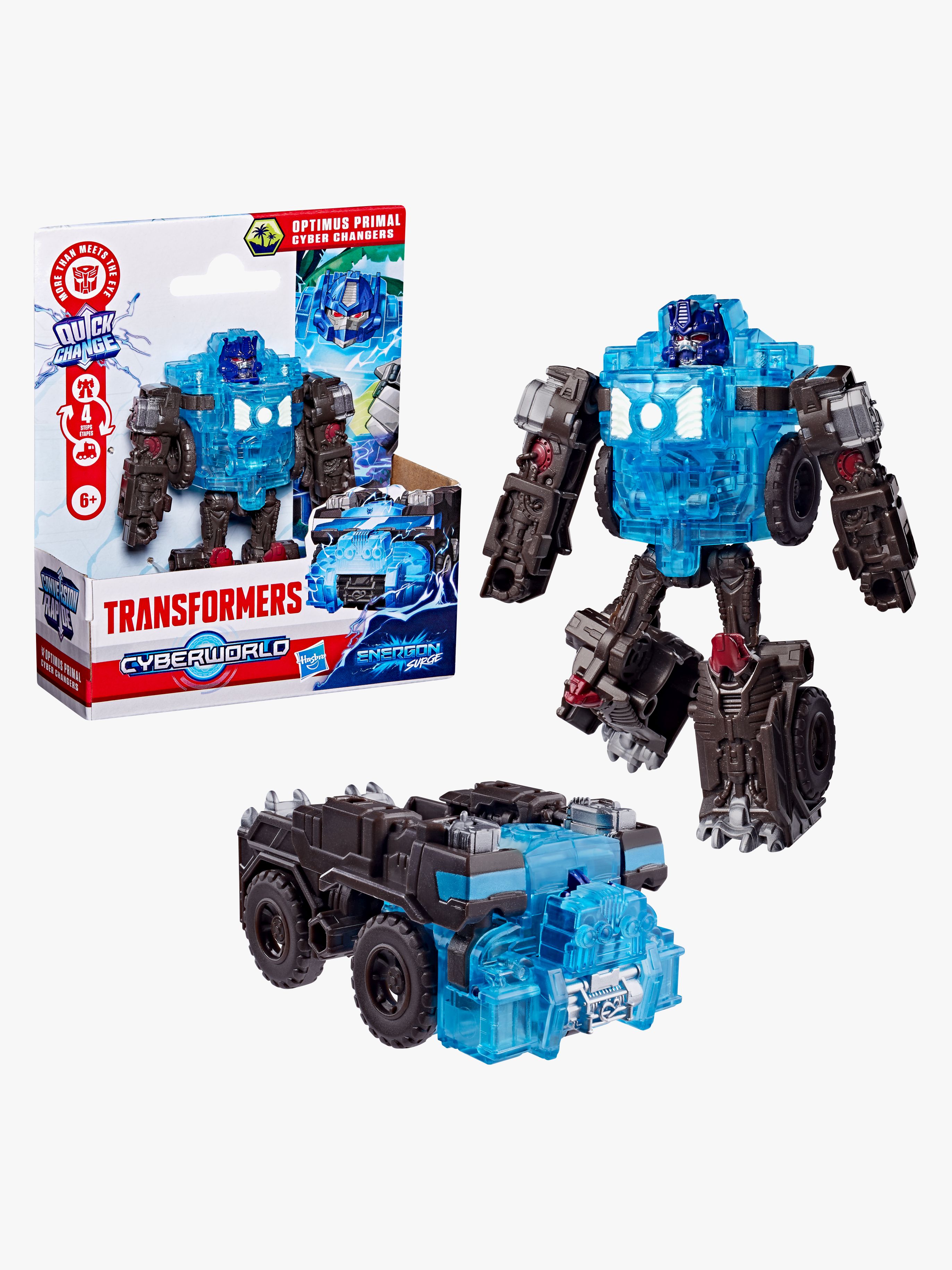 CYBERWORLD Cyber Changers Actionfigur Optimus Primal 10 cm