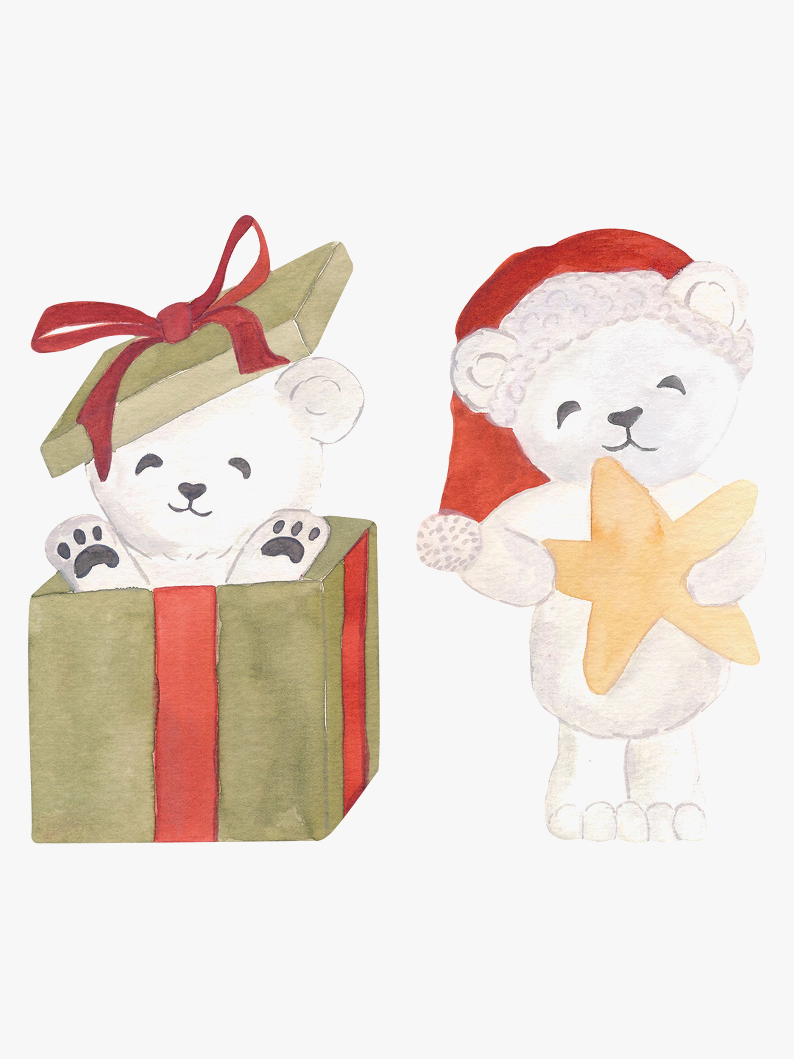 Wandaufkleber, Santa Bears