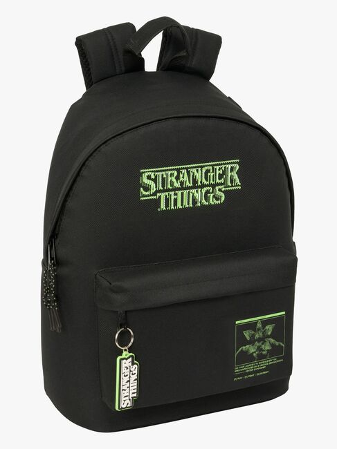 Stranger Things Laptop 14,1" Rucksack, Schwarz/Grün