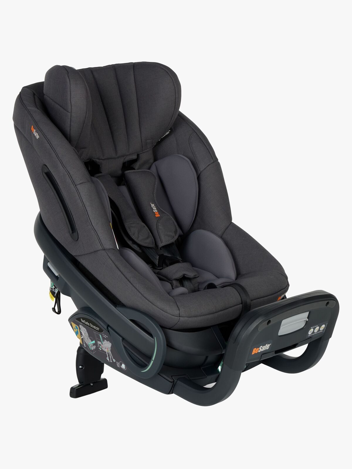 BeSafe Stretch² Kindersitz, Dark Grey Mélange
