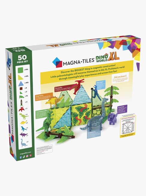 MAGNA-TILES Dino-Welt XL Bausatz 50 Teile