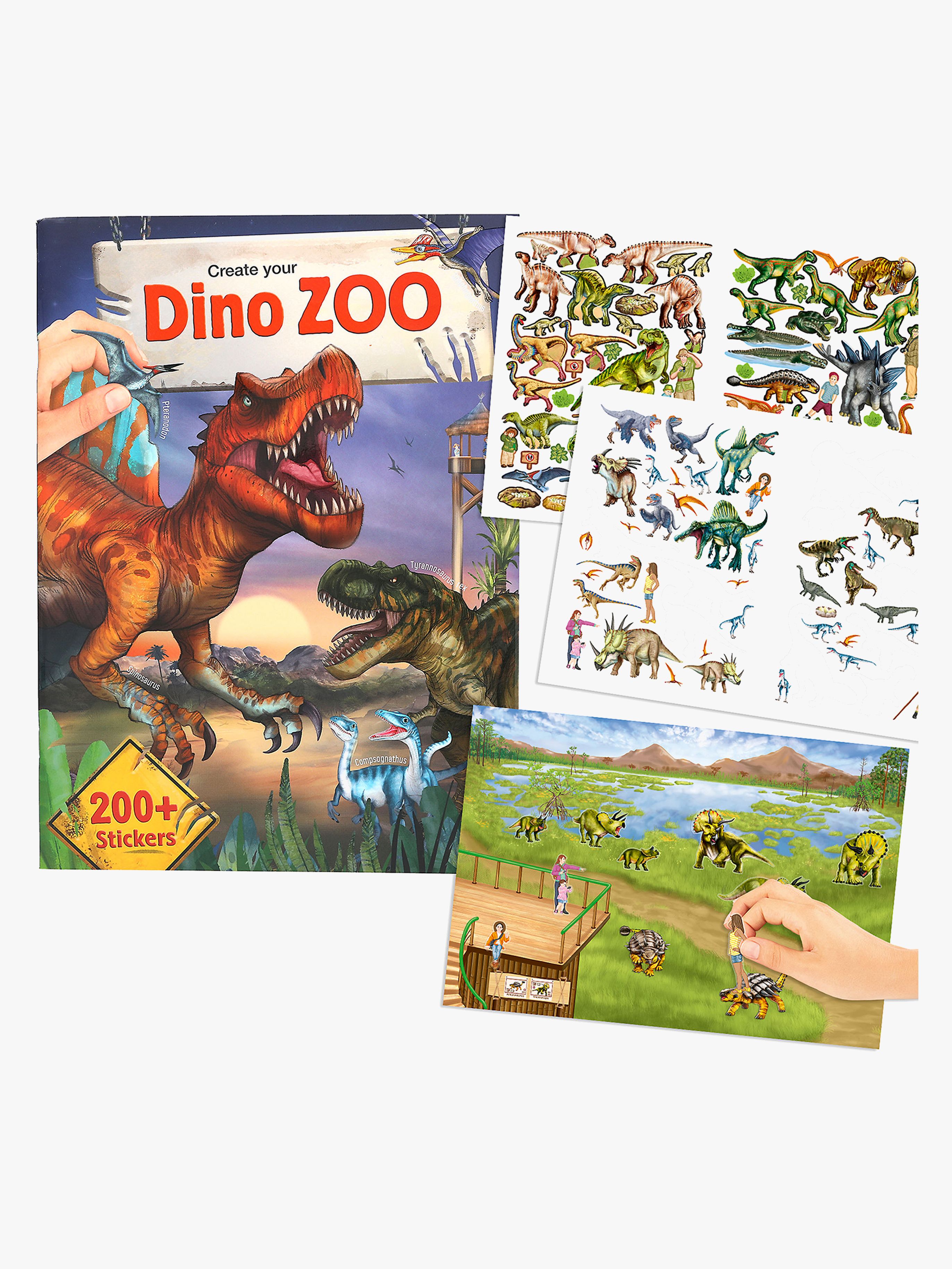 Stickerbuch Create Your Dino Zoo