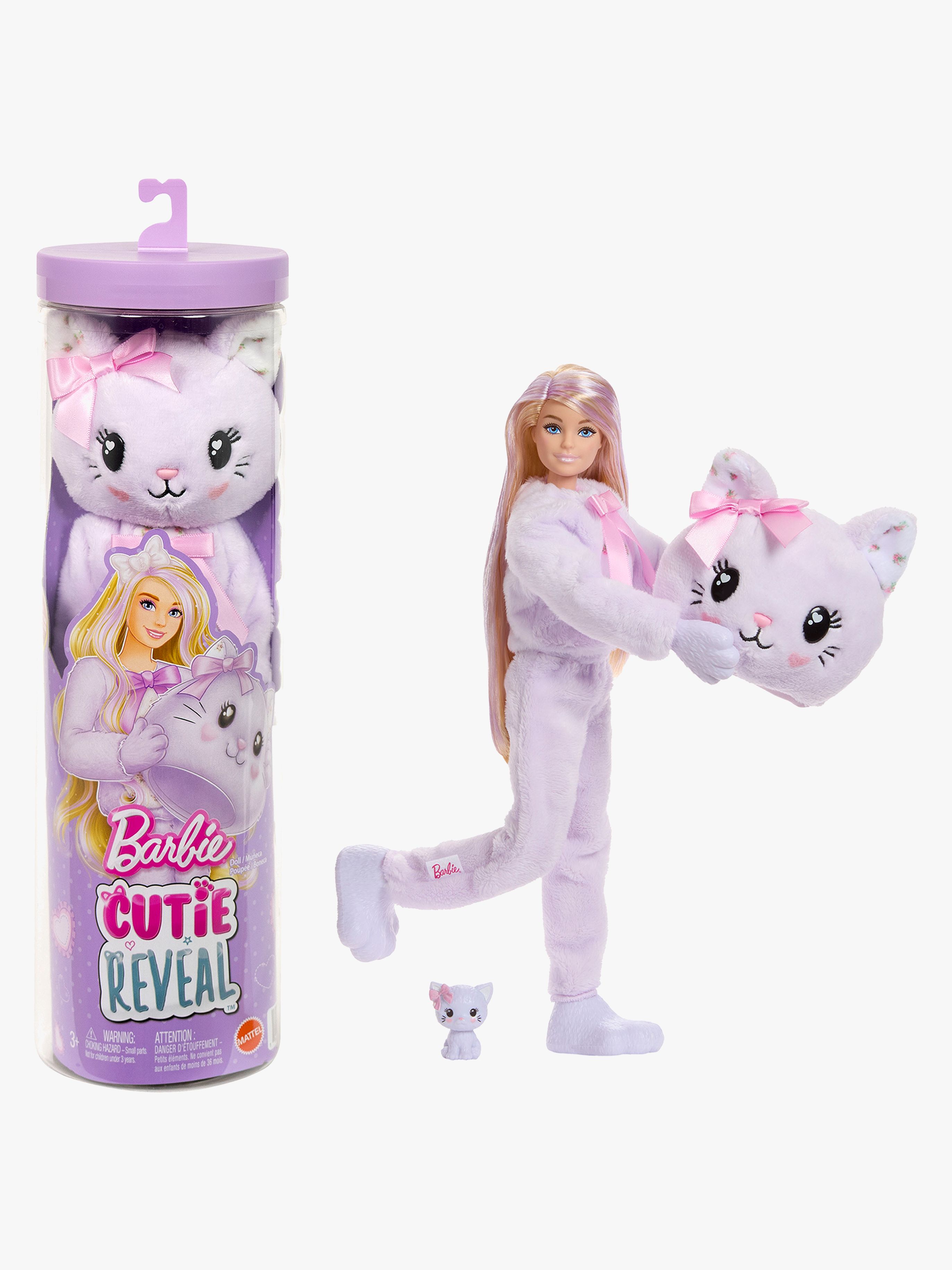 Cutie Reveal Sweet Bows Puppe Kätzchen, Lila