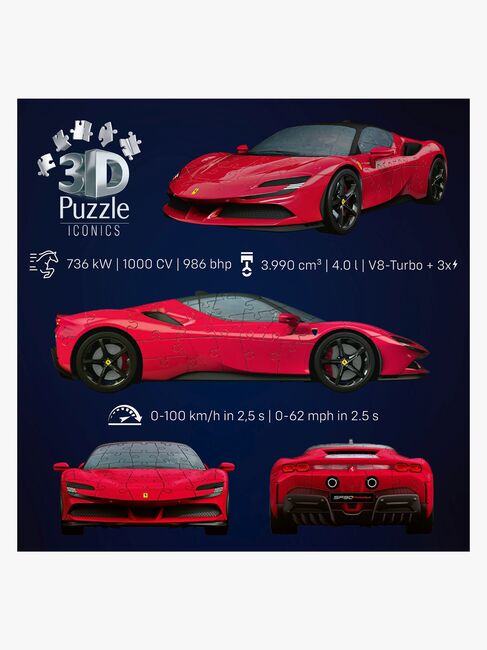 Ravensburger Iconics 3D-Puzzle Ferrari SF 90 Stradale 163 Teile