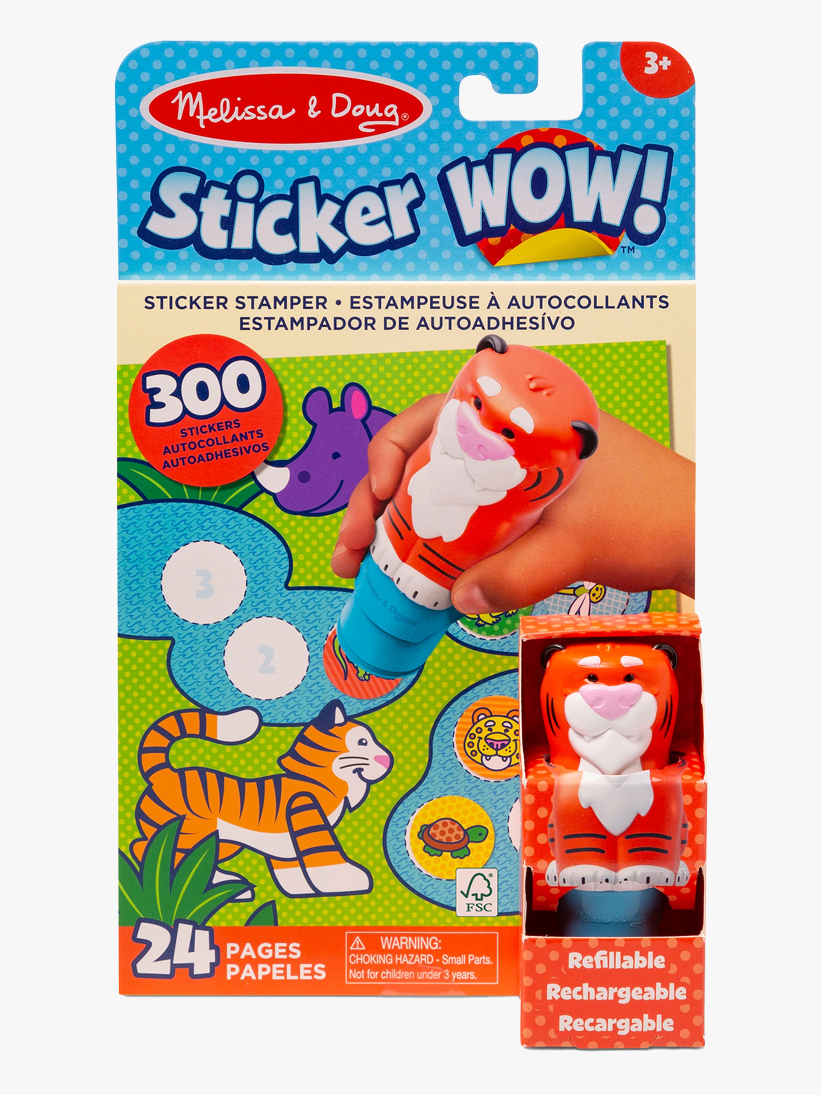 Melissa &  Doug Sticker WOW! Aktivitätsbuch Tiger