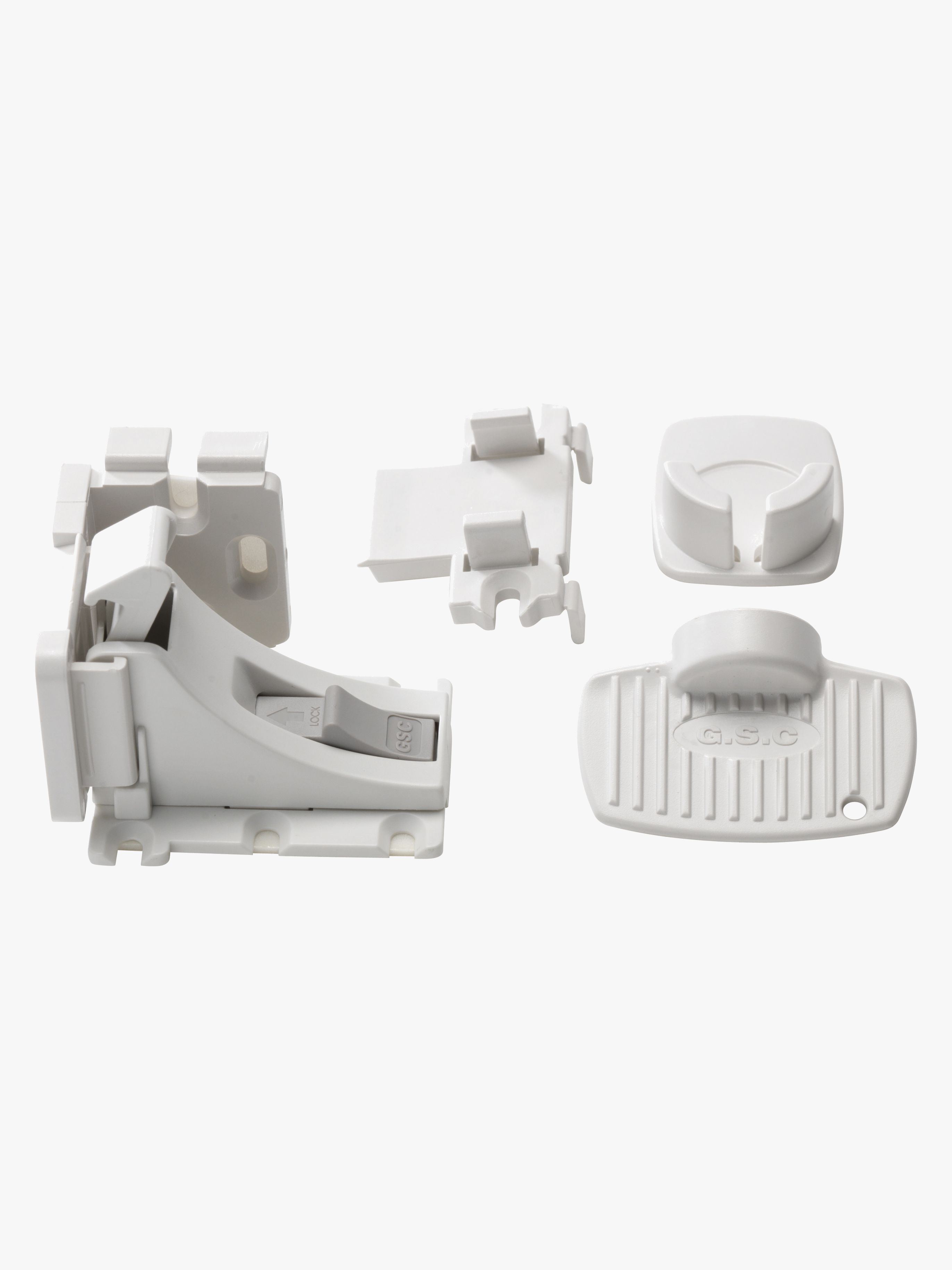 BabyDan Magnetverschluss Schrank 2er-Pack, White