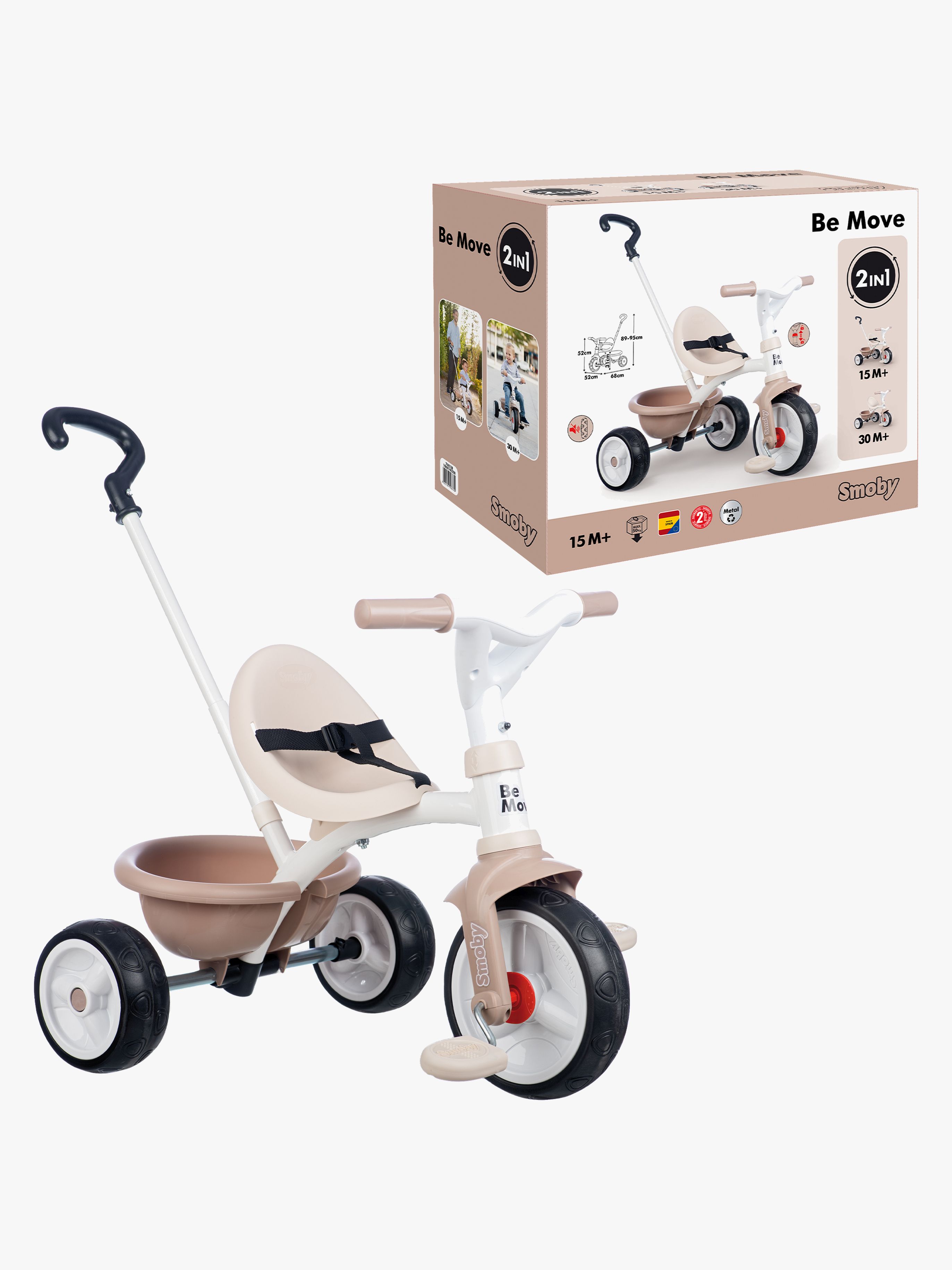 Smoby Be Move Dreirad, Beige