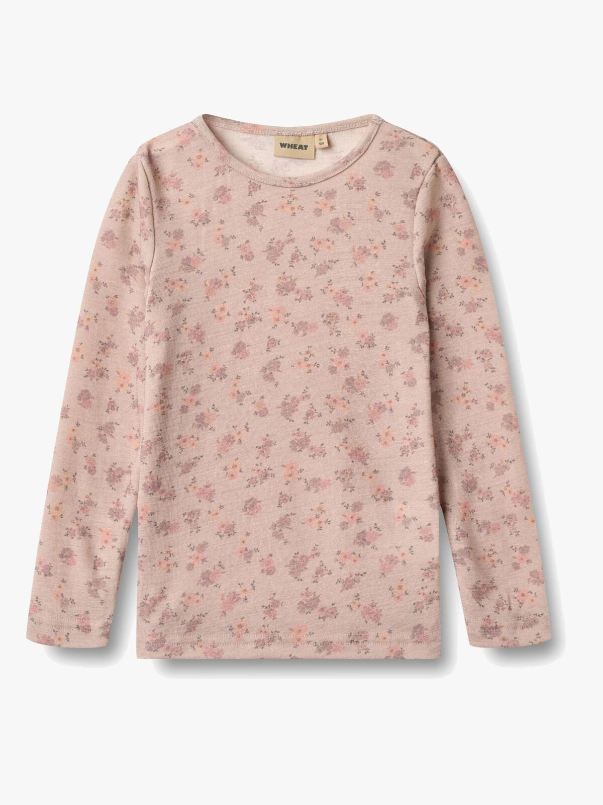 Wheat Alfie Langärmeliges Top Merinowolle, Lilac Flowers