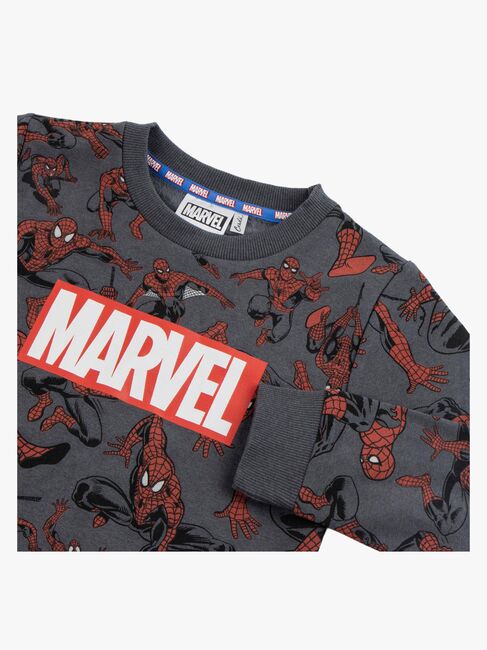 Marvel Spider-Man Pullover, Grau/Rot