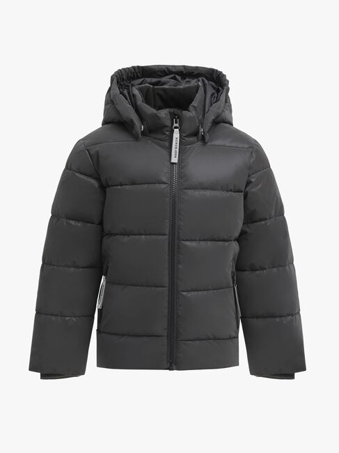 Nordbjørn Star Reflektierende Winterjacke, Schwarz