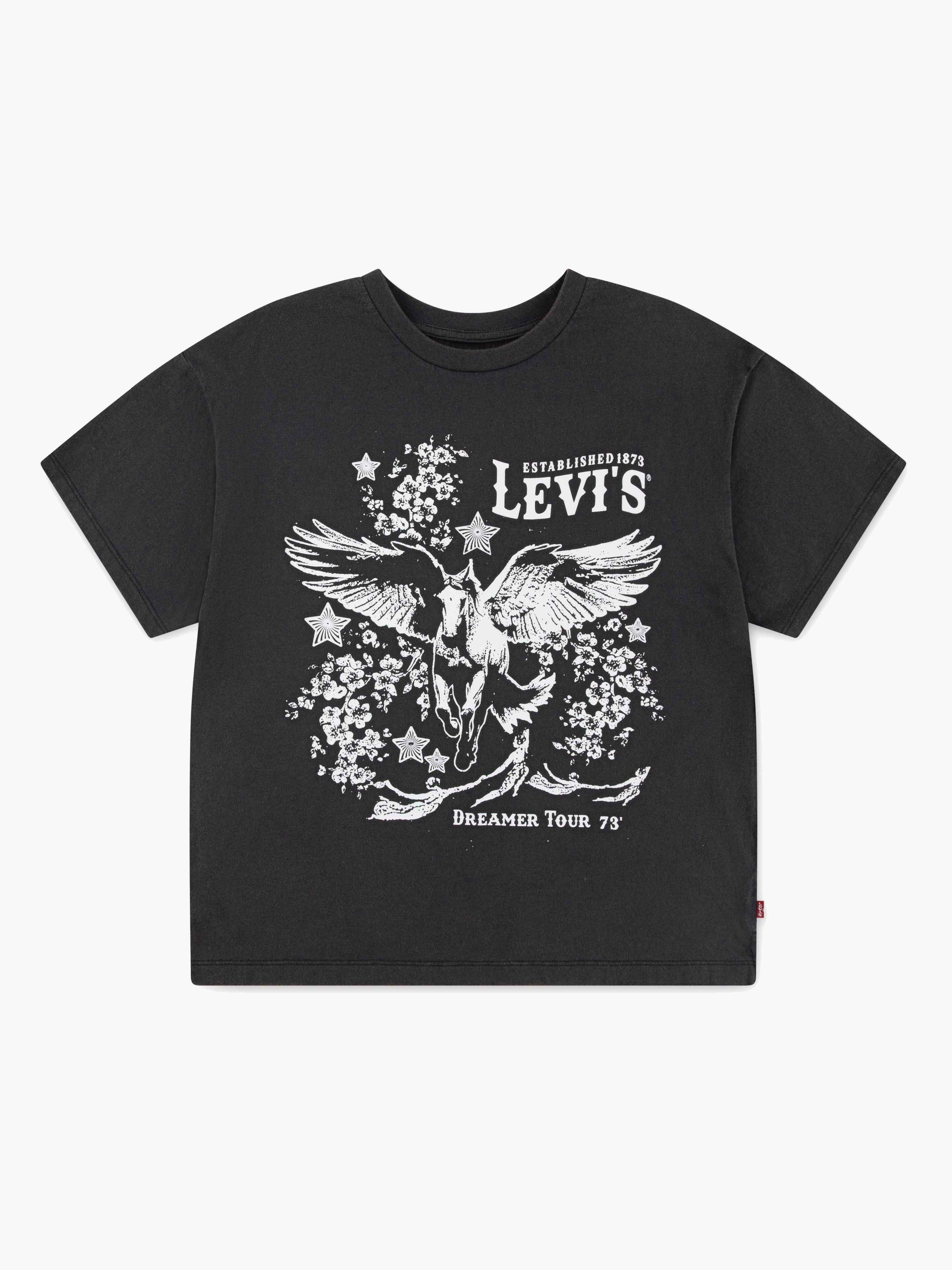 LVG Retro T-Shirt, Jet Black, 164