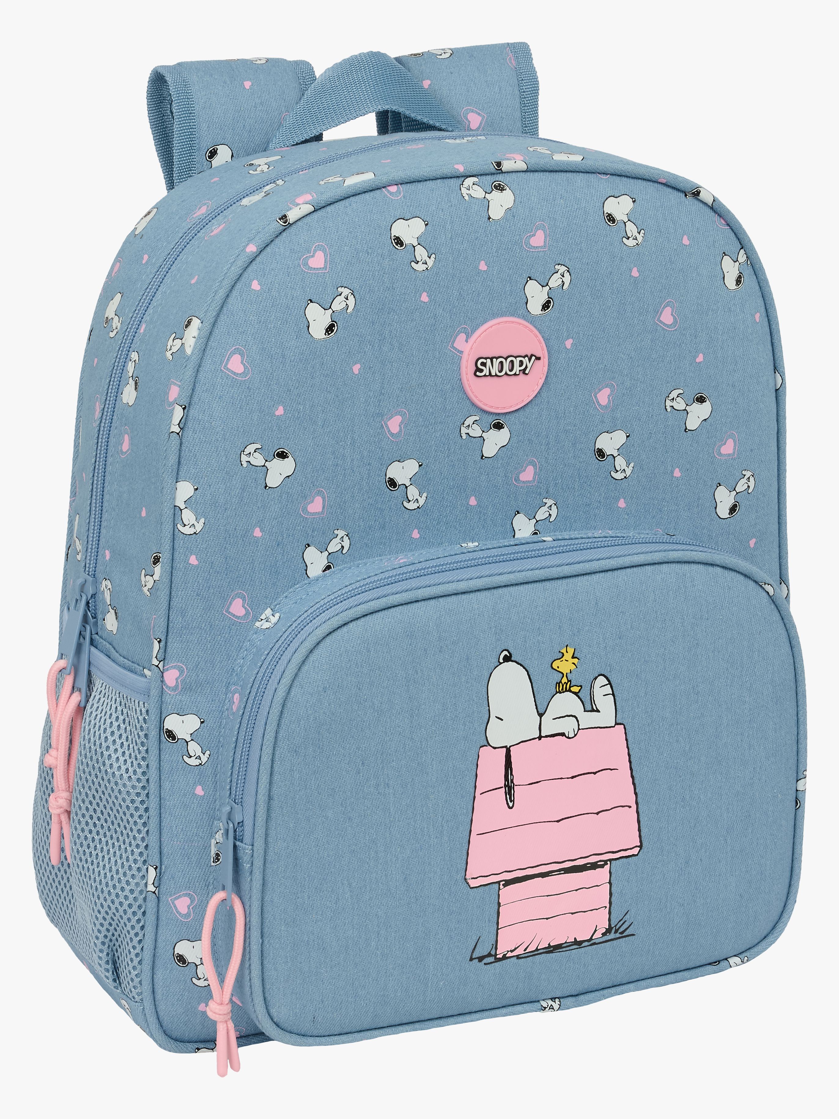 Snoopy Junior Kinder Rucksack 15L, Jeans