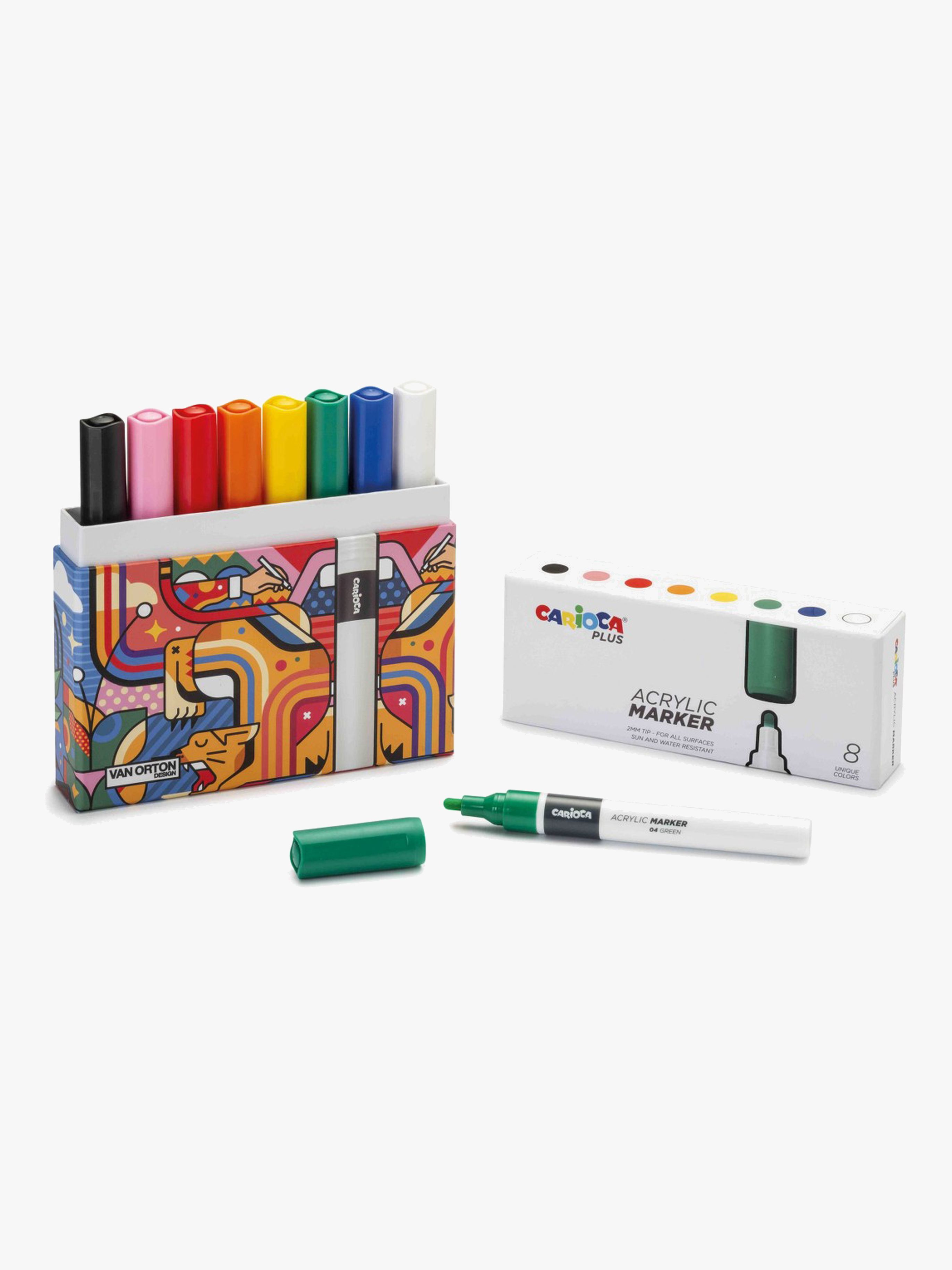 Carioca Plus Acrylstifte 8er-Pack