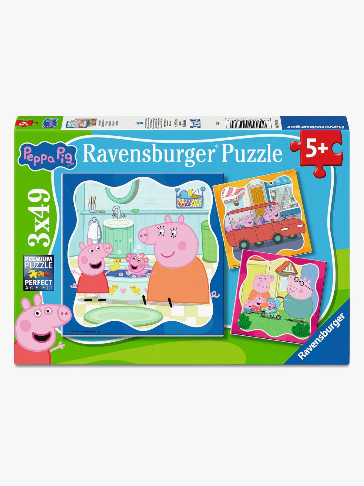 Ravensburger Peppa Wutz Puzzles 49 Teile 3-in-1