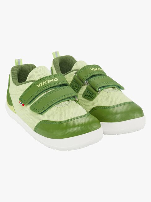 Viking Alv Paw 2V Barefoot Sneaker, Light Green/Green