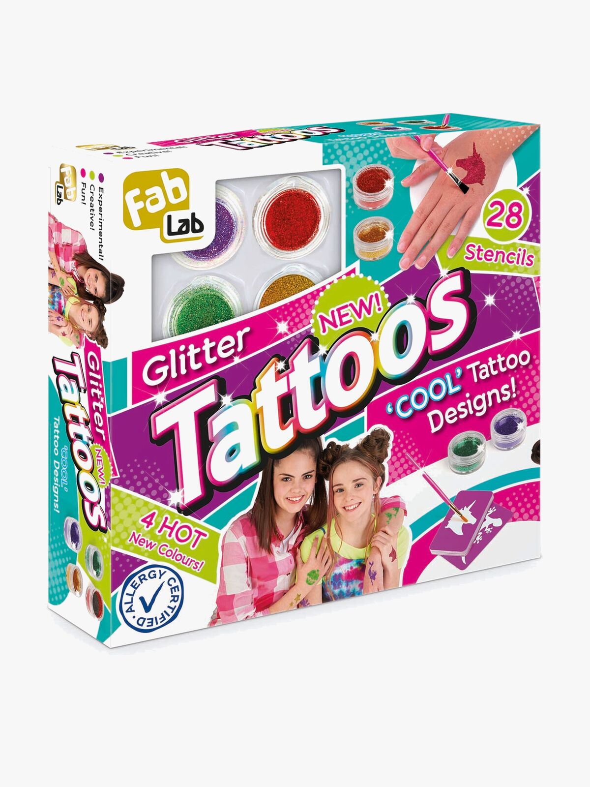FAB LAB Glitzertattoos