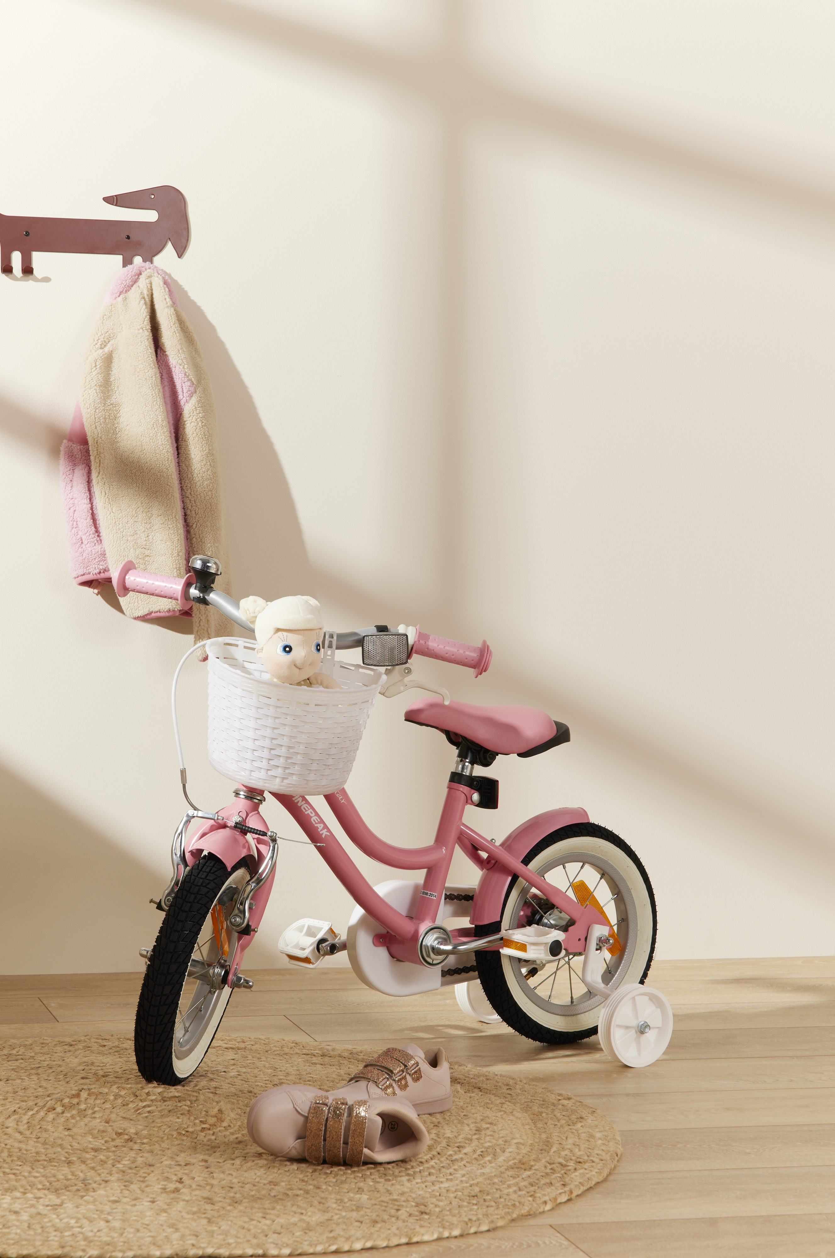 Kinderfahrrad Star 12 Zoll, Rosa