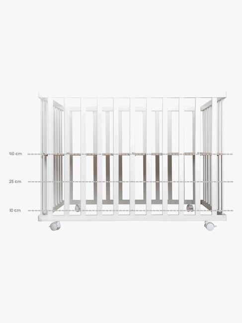 Roba Laufgitter mit Rädern, Indian Bears White
