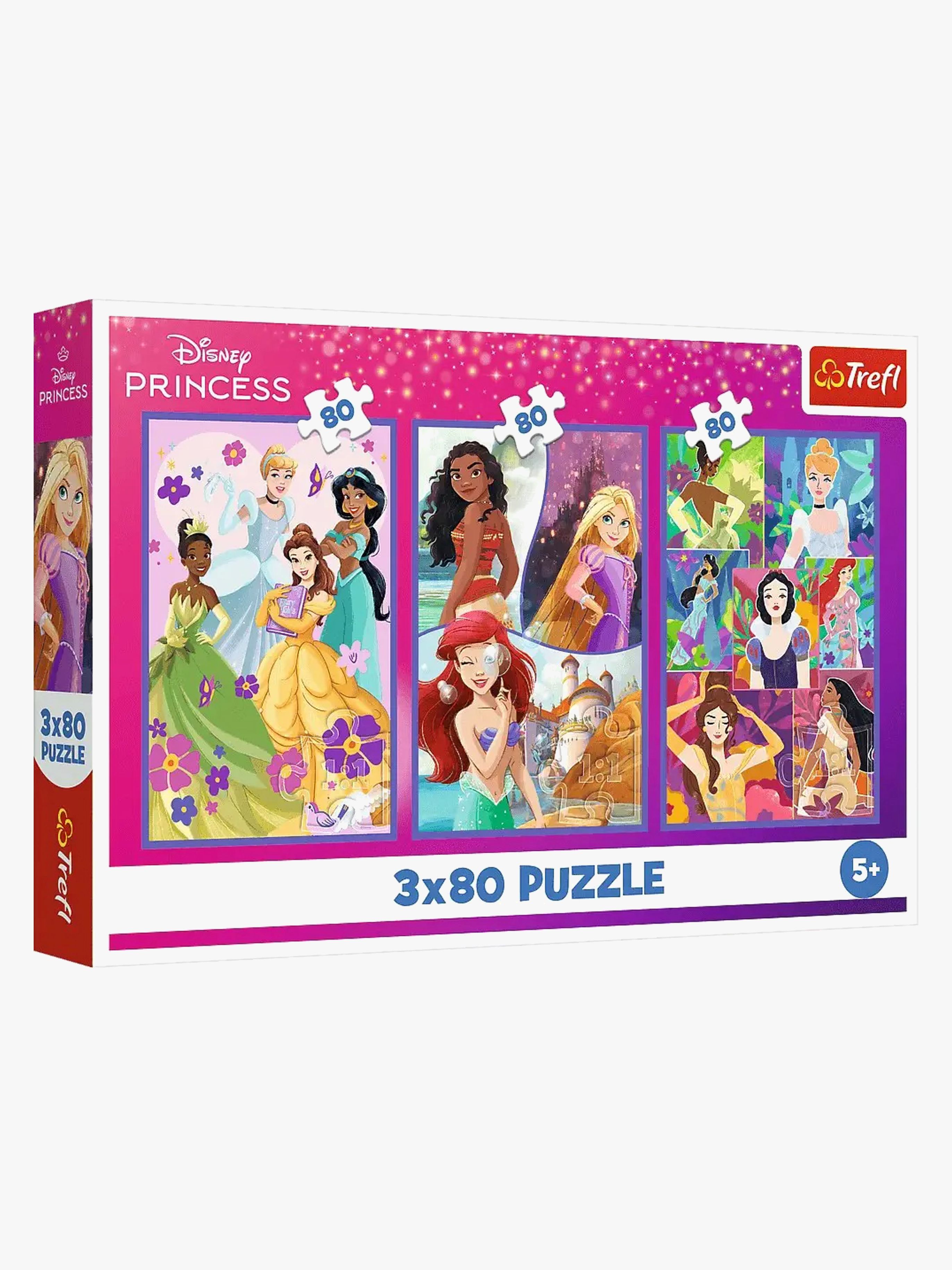 Disney Princess Puzzles 3x80 Teile