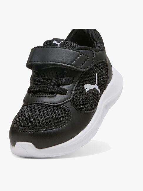 Puma Fun Racer 2 AC+ Infant Sneaker, Black/White