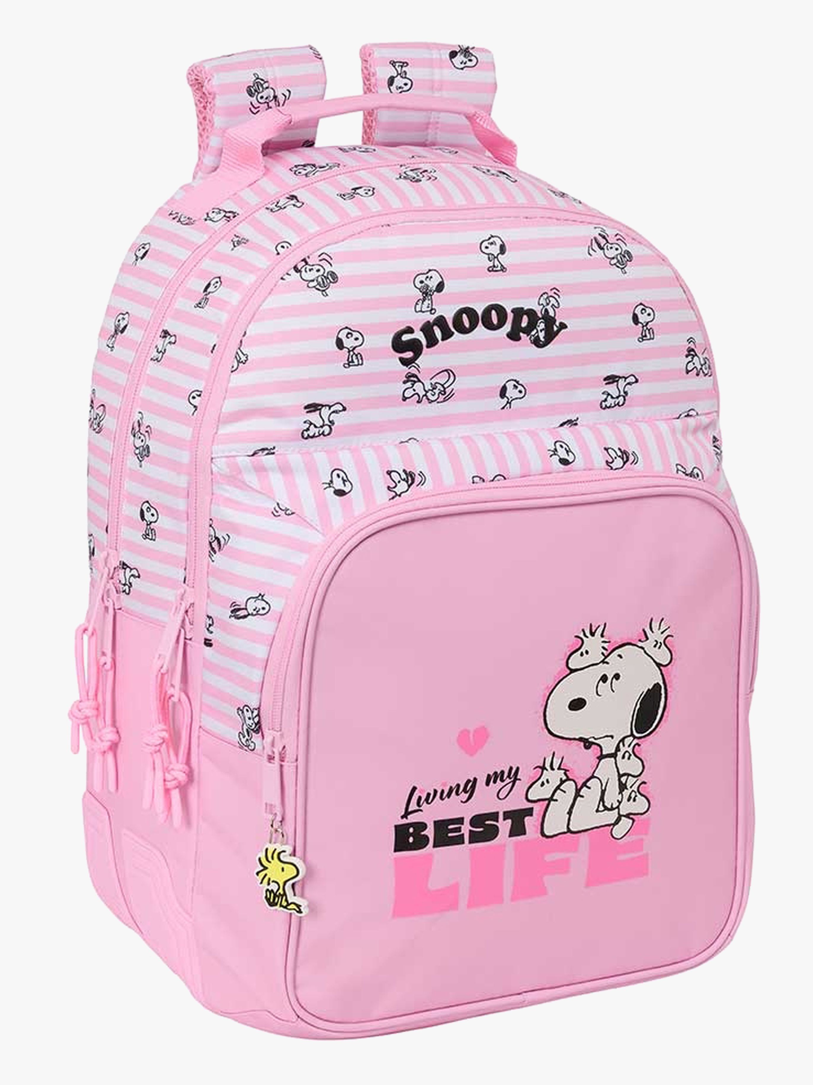 Snoopy 2-Fächer Kinder Rucksack 20L, Rosa