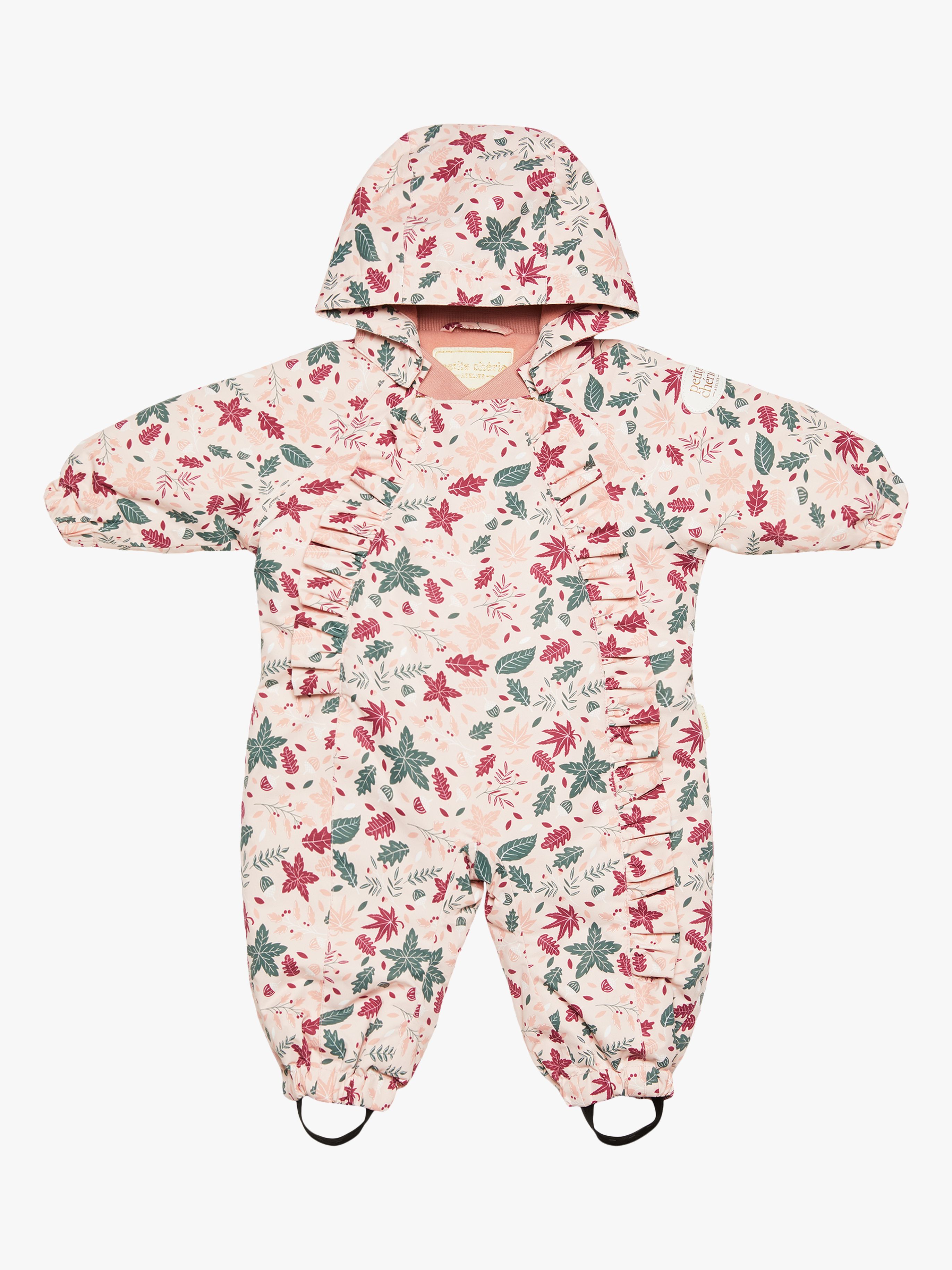 Petite Chérie Atelier Aurora Babyoverall, Pink Print, 80