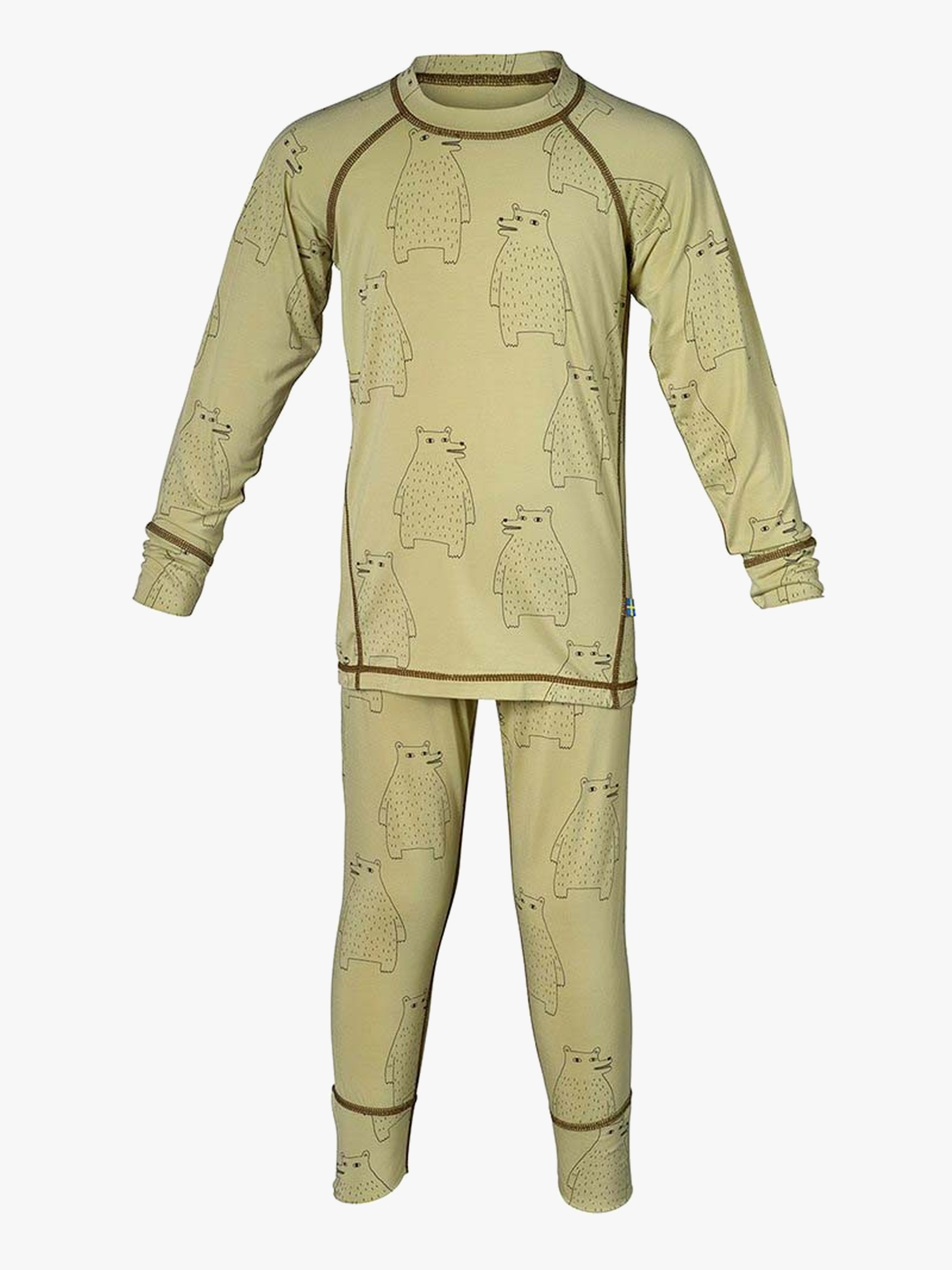 Isbjörn of Sweden Polarbear Thermo-Unterwäsche-Set, Forest Dew, 86-92