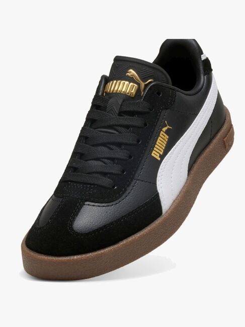 Puma Club II Era Jr Sneaker, Black/White