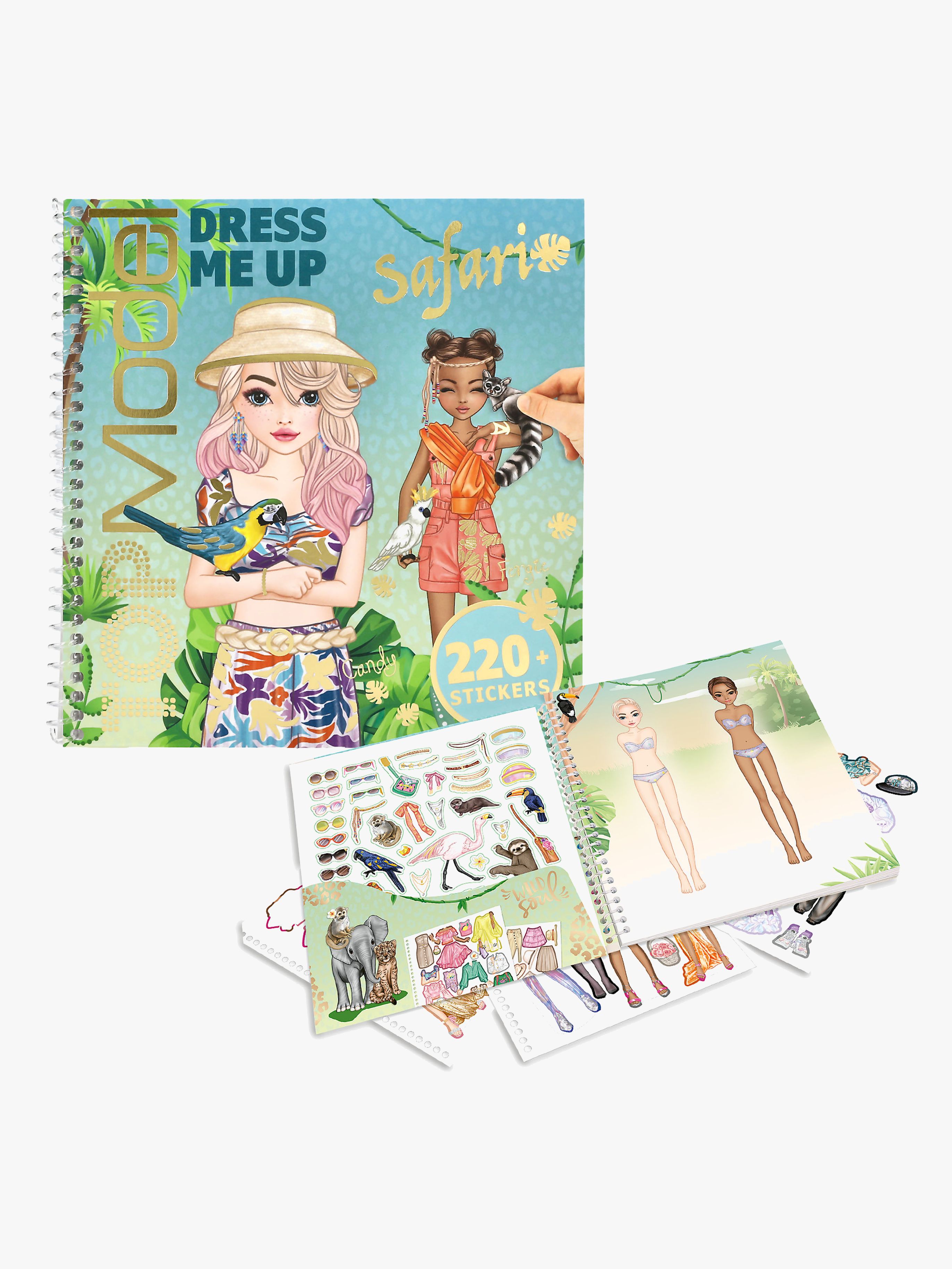 TOPModel Dress Me Up Stickerbuch Safari