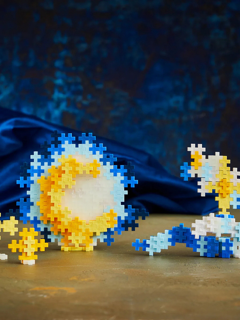 Plus Plus Bau-Set Inspiriert von Van Goghs Sternennacht