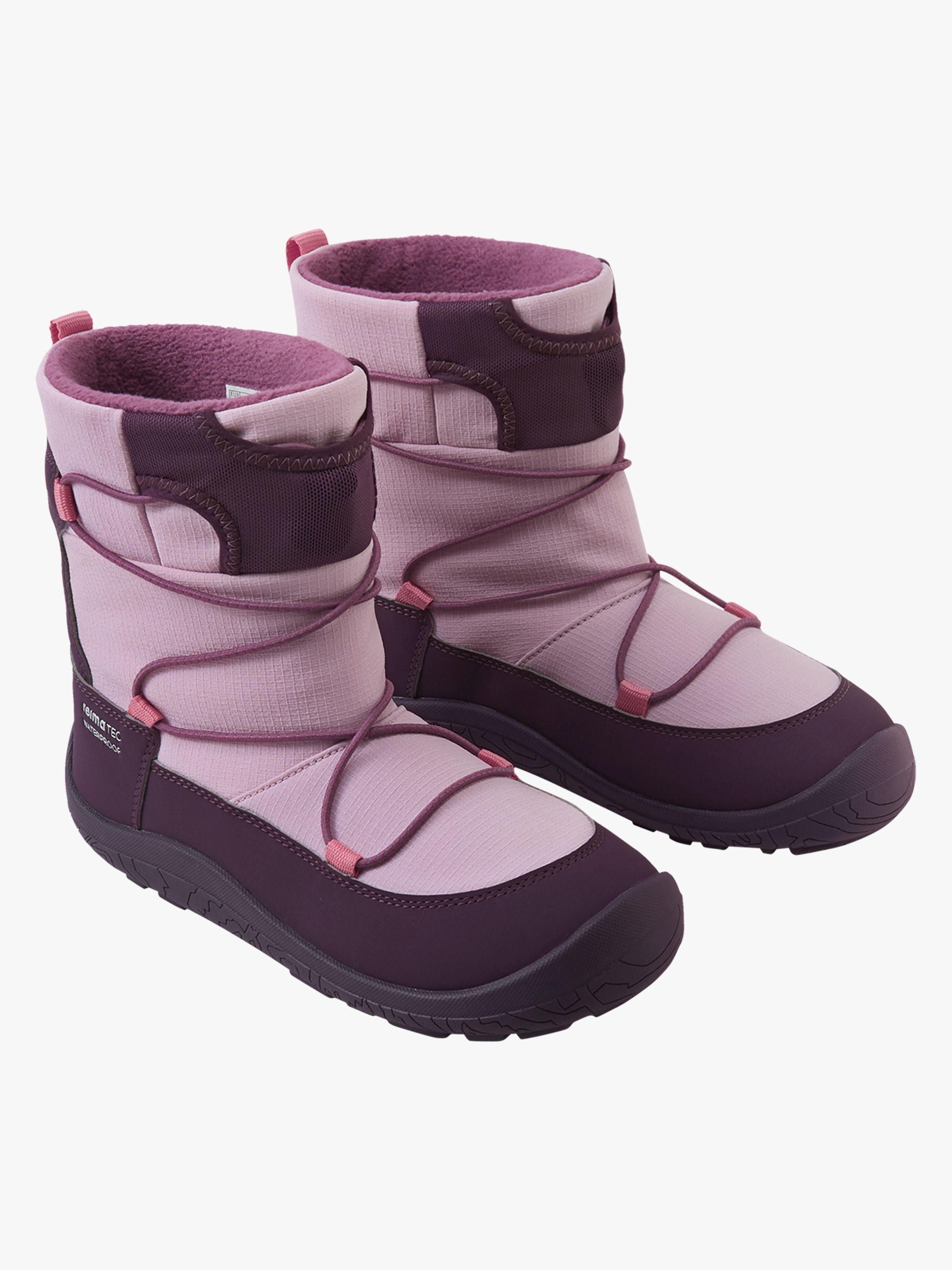 Reimatec Ensilumi Barefoot Jr Winterstiefel, Deep Purple, 36