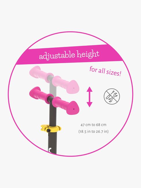 Chillafish Scotti Glow Tretroller, Pink