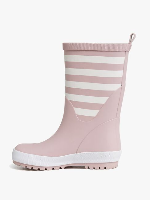 Nordbjørn Dagg Gummistiefel, Rosa/Weiß