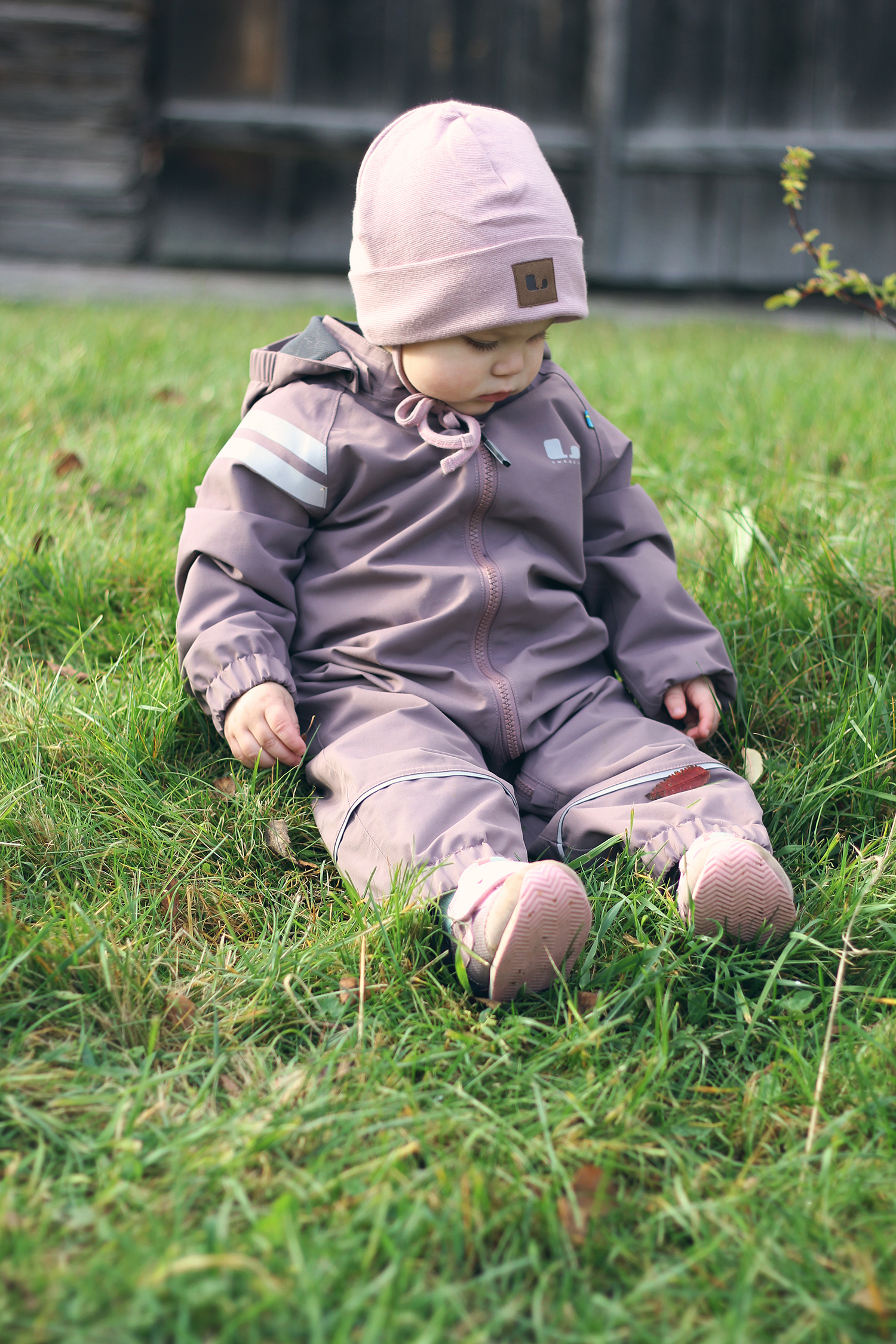 Enviken Babymütze, Dusty Mauve, 44-48