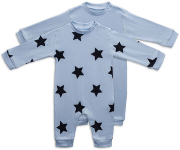 Tiny Treasure Maxime Overall  2er-Pack, Baby Blue
