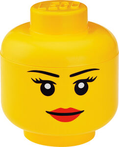 LEGO Aufbewahrungsbox L Mädchen, Gelb