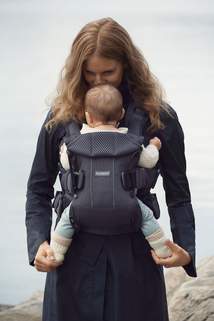 BabyBjörn One Air Babytrage 3D Mesh, Antracit Grey
