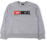 Diesel Screwdivision Sweatshirt, Grigio Melange Nuovo