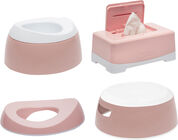 LUMA Toilettentrainer-Set 4-teilig, Cloud Pink