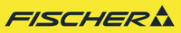 Logo mit Schriftzug 'Fischer' und drei Dreiecken auf gelbem Hintergrund.