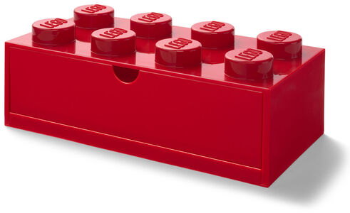 LEGO Aufbewahrungsstein 8, Rot