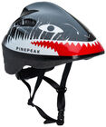 Pinepeak Shark Fahrradhelm, Schwarz/Weiß