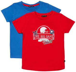 Luca & Lola San Marino T-Shirt 2er-Pack, Red/Blue