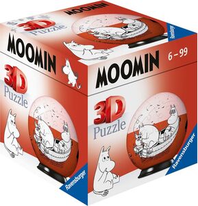 Ravensburger 3D Puzzleball Mumin VE 12, Rot