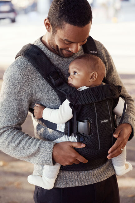 BabyBjörn One Air Babytrage 3D Mesh, Black