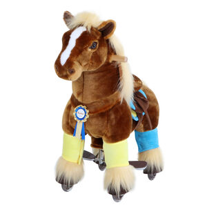 PonyCycle Ride-On Pferd Premium, Braun