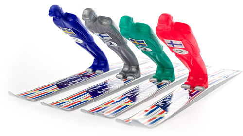 Skispringer Figur 21 cm, Gelb