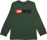 Diesel Tjustdivision Ml T-Shirt, Dark Green