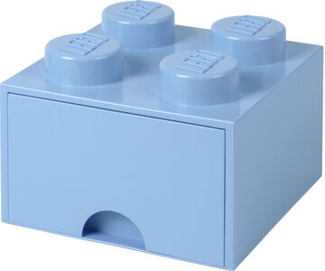 LEGO Aufbewahrungsbox mit Schublade 4, Hellblau